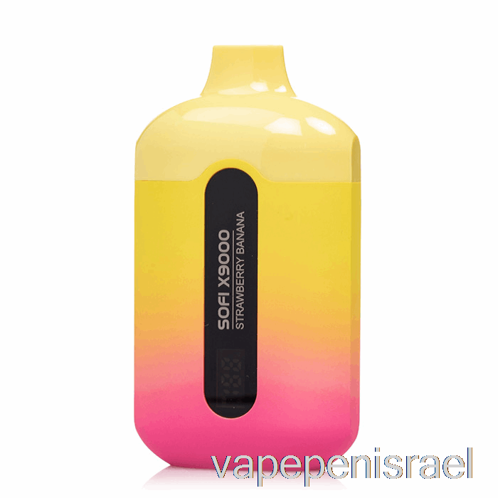 חד פעמי Vape Israel Sofi X9000 חכם בננה תות חד פעמי